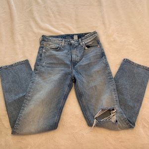 H&M high rise jeans